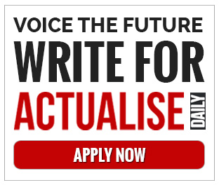 VOICE THE FUTURE WRITE FOR ACTUALISE